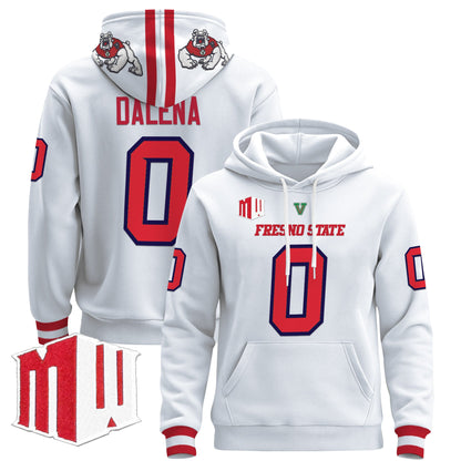Men's Fresno State Bulldogs 2024 Pullover Hoodie - All Stitched