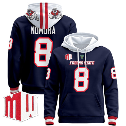 Men's Fresno State Bulldogs 2024 Pullover Hoodie - All Stitched