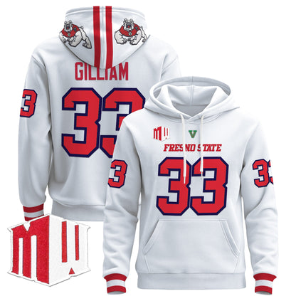 Men's Fresno State Bulldogs 2024 Pullover Hoodie - All Stitched