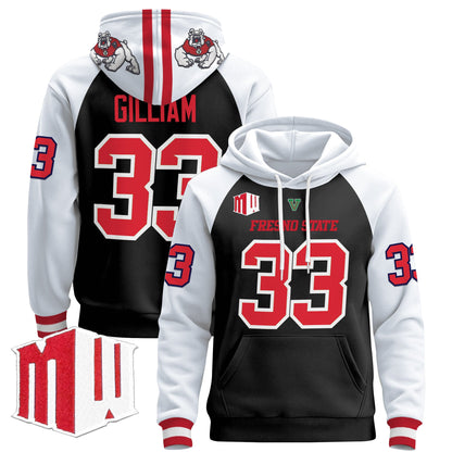 Men's Fresno State Bulldogs 2024 Pullover Hoodie - All Stitched