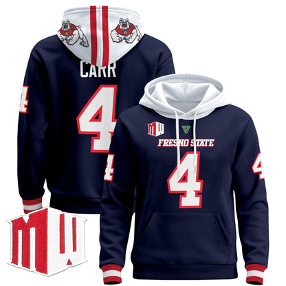 Men's Fresno State Bulldogs 2024 Pullover Hoodie - All Stitched