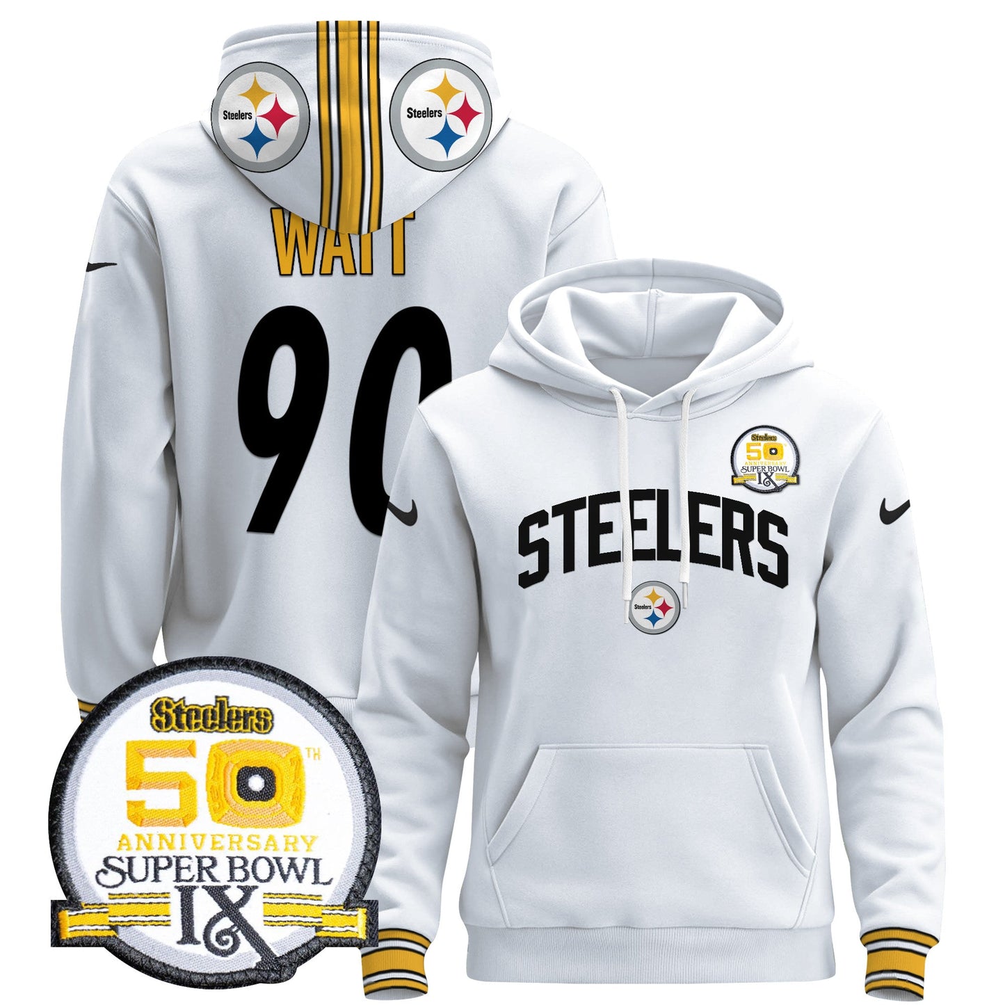 Pittsburgh Steelers 2024 Pullover Hoodie V2