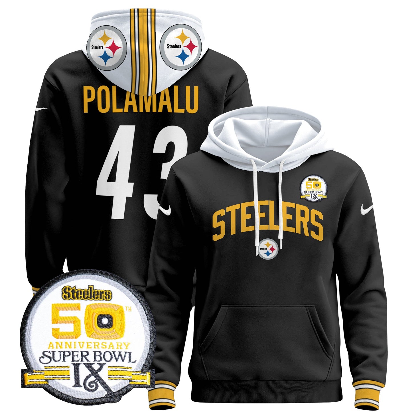 Pittsburgh Steelers 2024 Pullover Hoodie V2