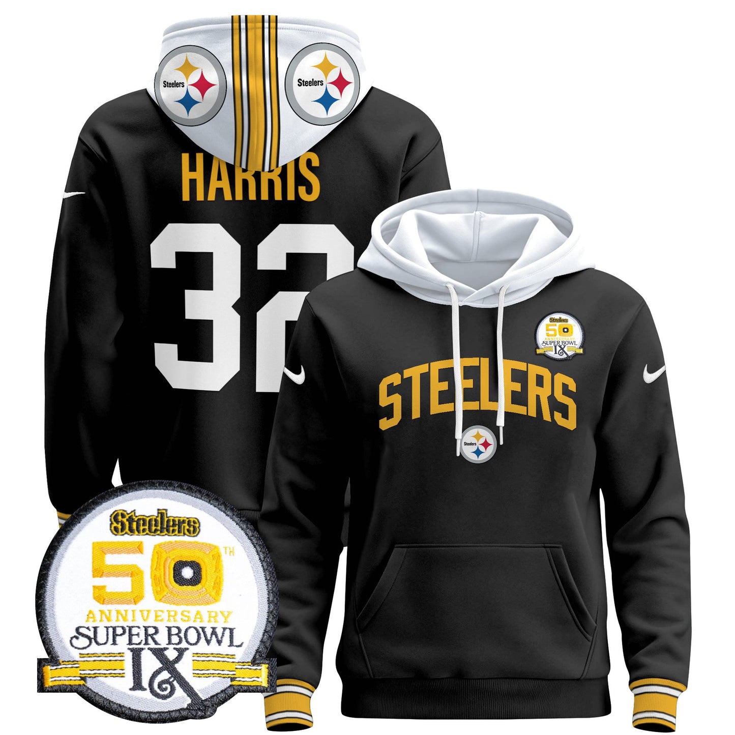 Pittsburgh Steelers 2024 Pullover Hoodie V2
