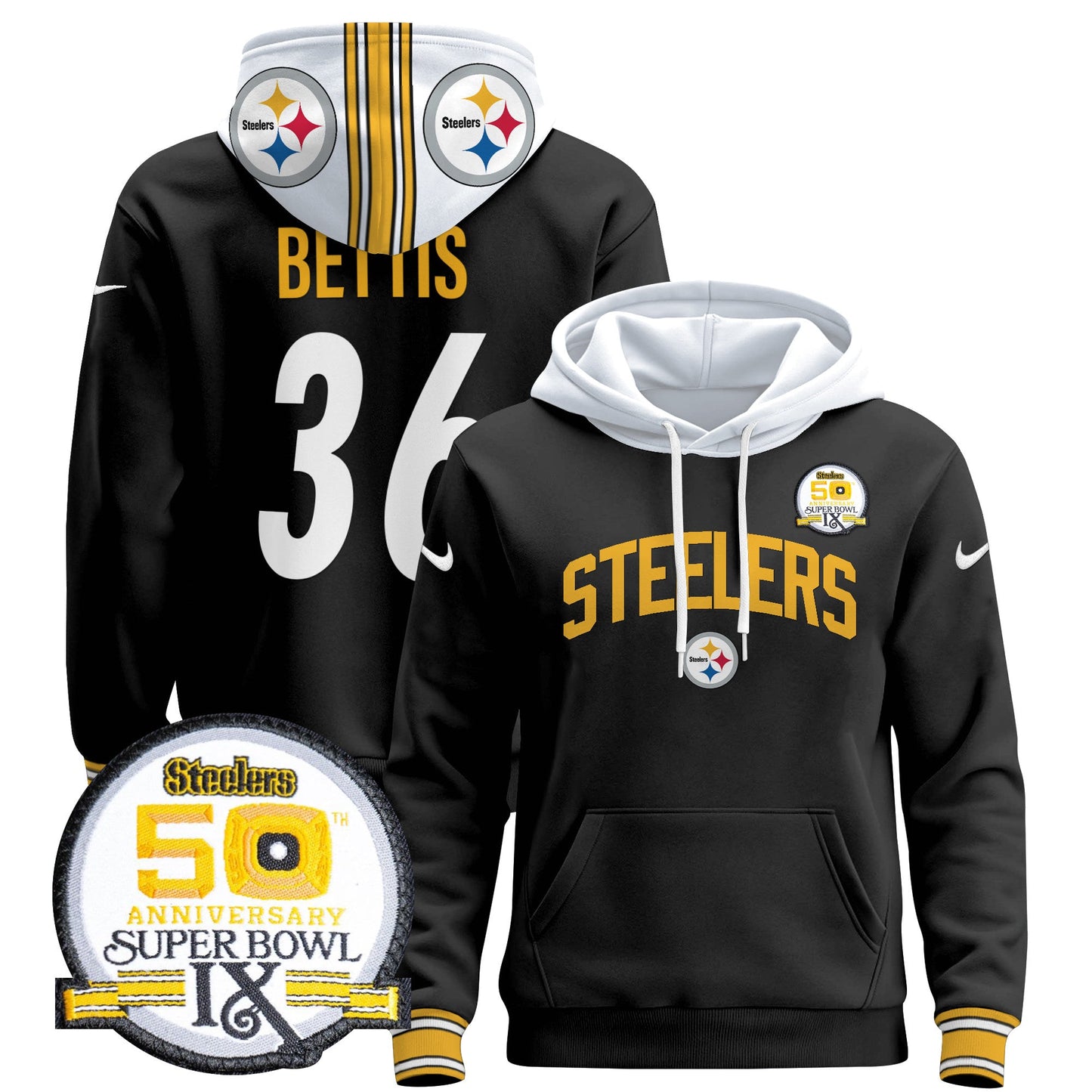 Pittsburgh Steelers 2024 Pullover Hoodie V2