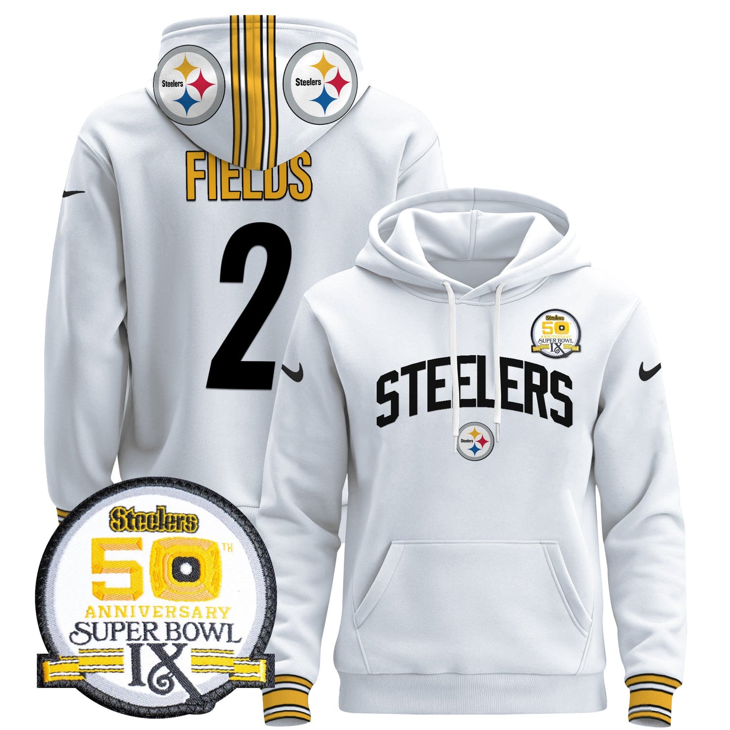 Pittsburgh Steelers 2024 Pullover Hoodie V2