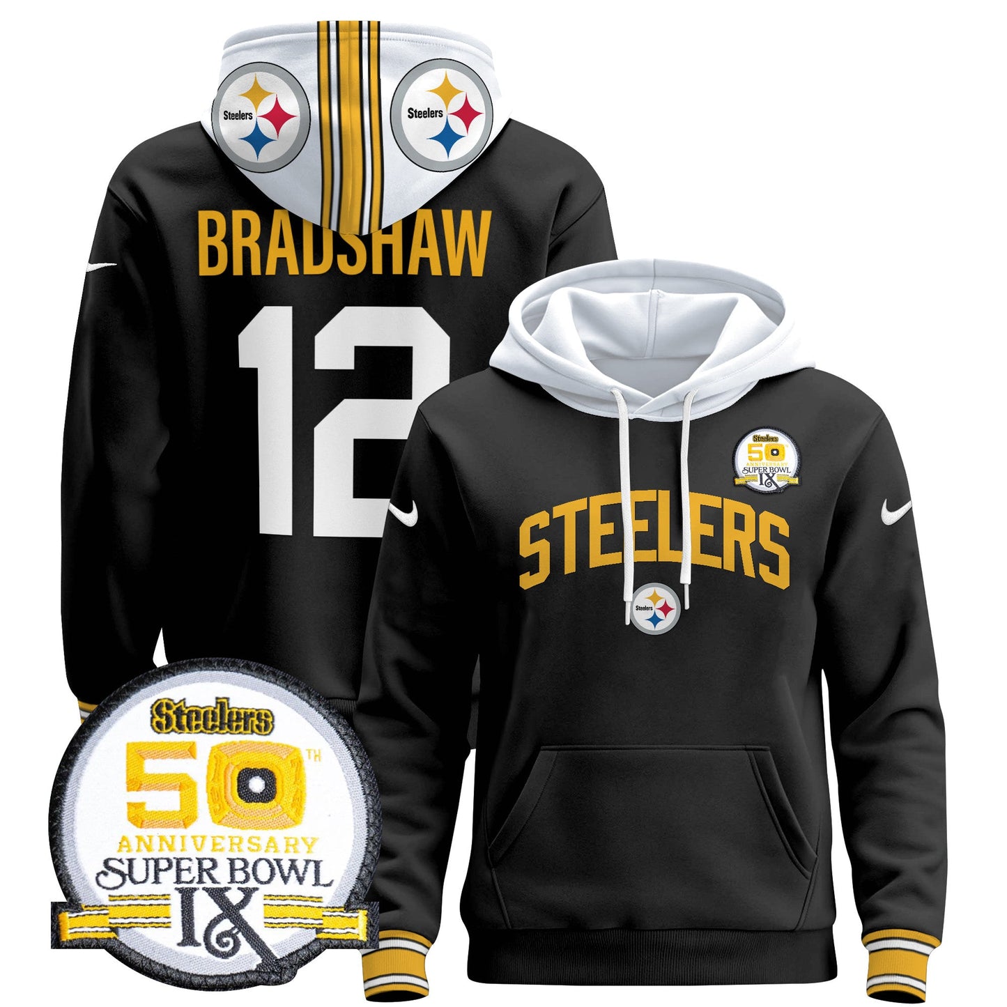 Pittsburgh Steelers 2024 Pullover Hoodie V2