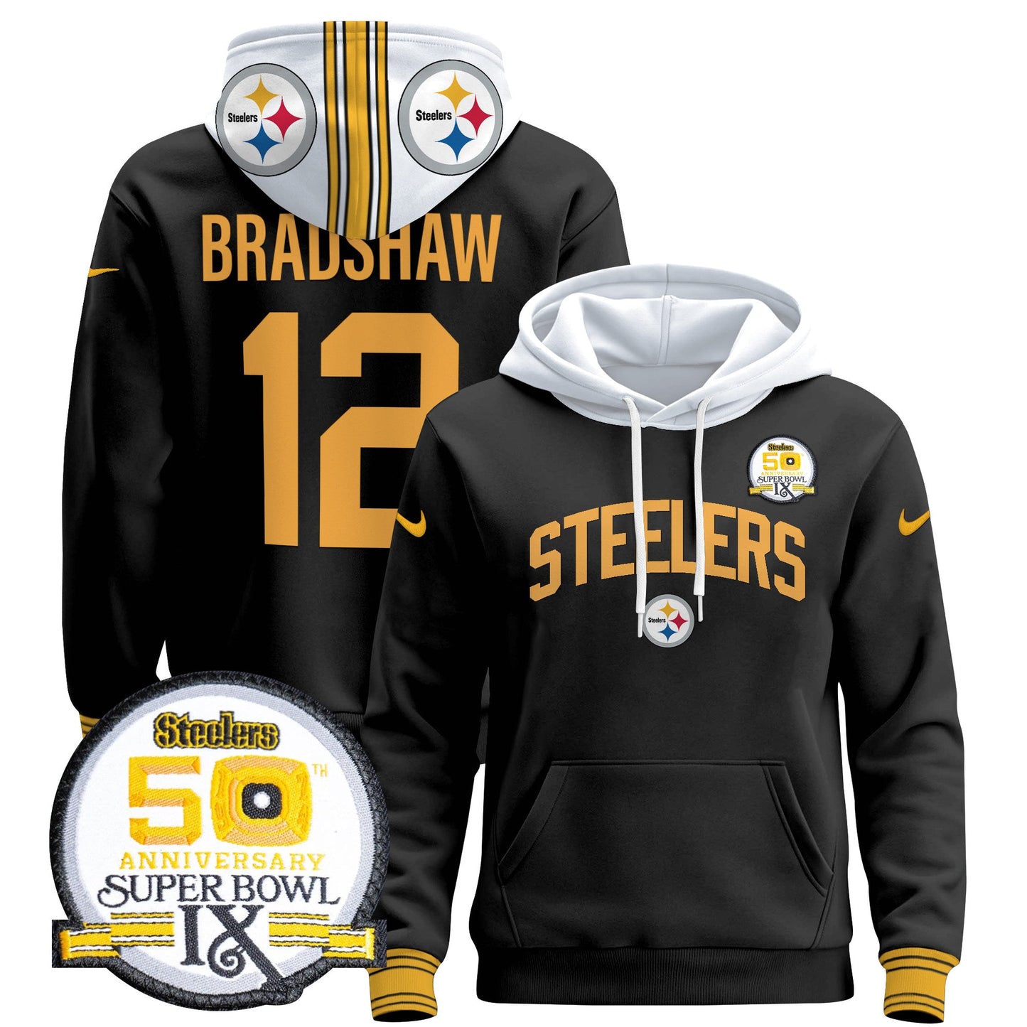 Pittsburgh Steelers 2024 Pullover Hoodie V2