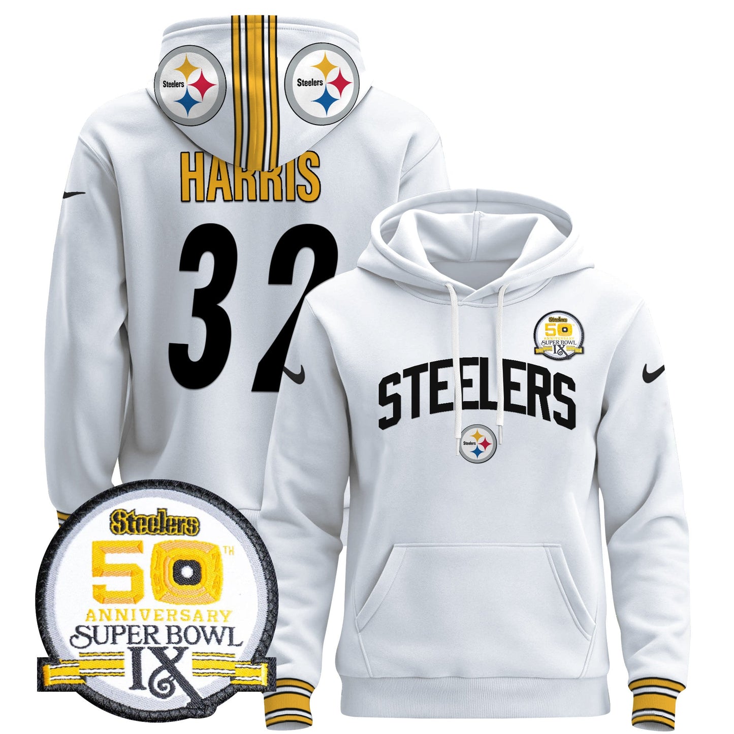 Pittsburgh Steelers 2024 Pullover Hoodie V2