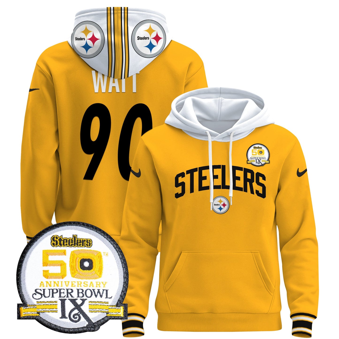 Pittsburgh Steelers 2024 Pullover Hoodie V2