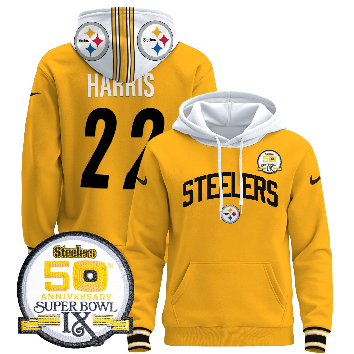 Pittsburgh Steelers 2024 Pullover Hoodie V2