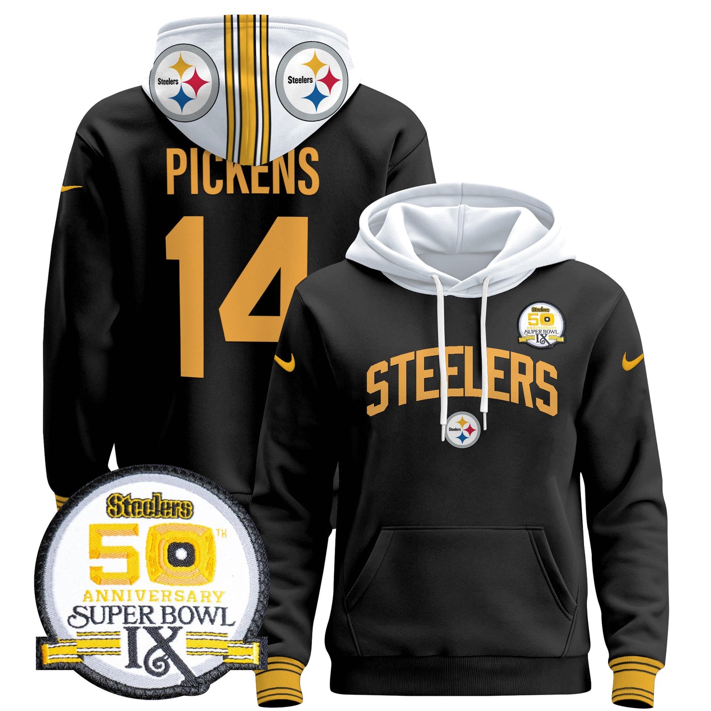 Pittsburgh Steelers 2024 Pullover Hoodie V2
