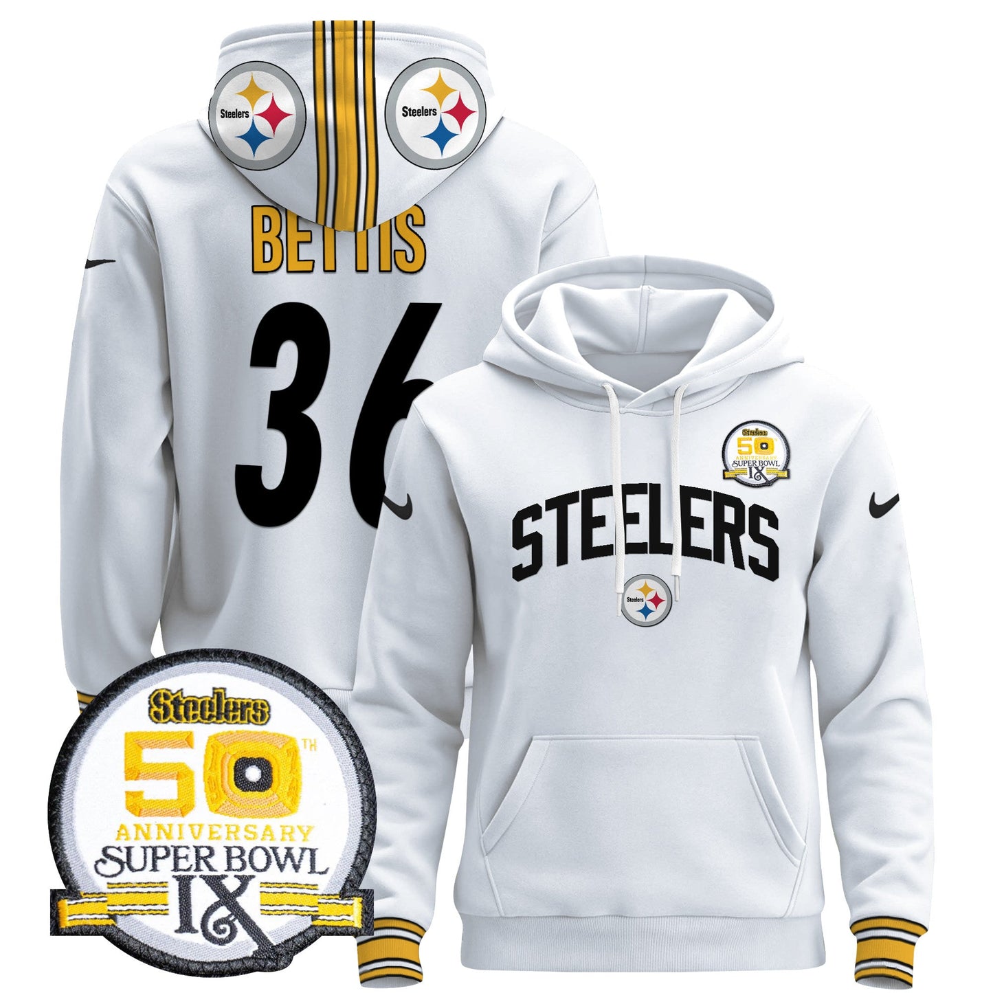 Pittsburgh Steelers 2024 Pullover Hoodie V2