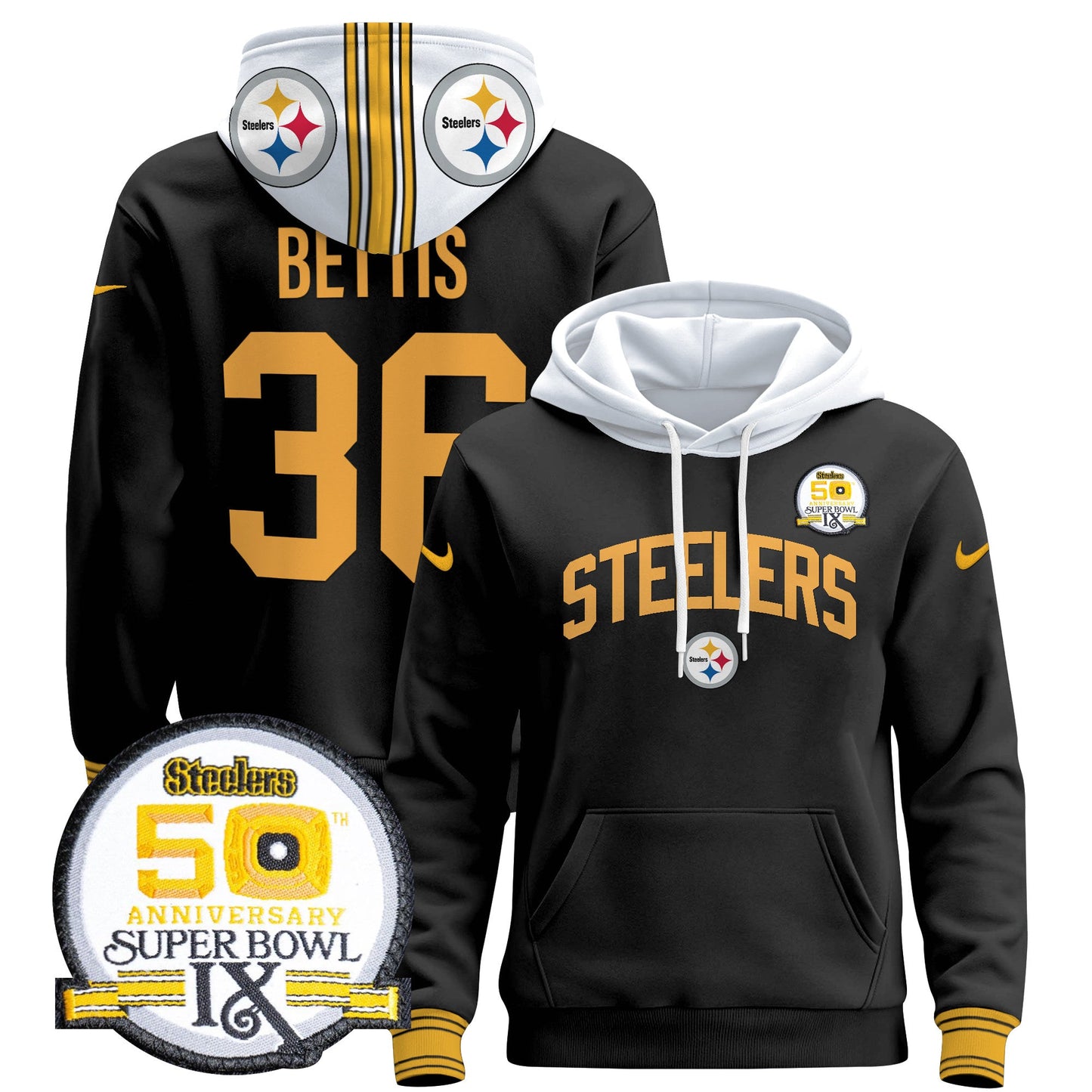 Pittsburgh Steelers 2024 Pullover Hoodie V2