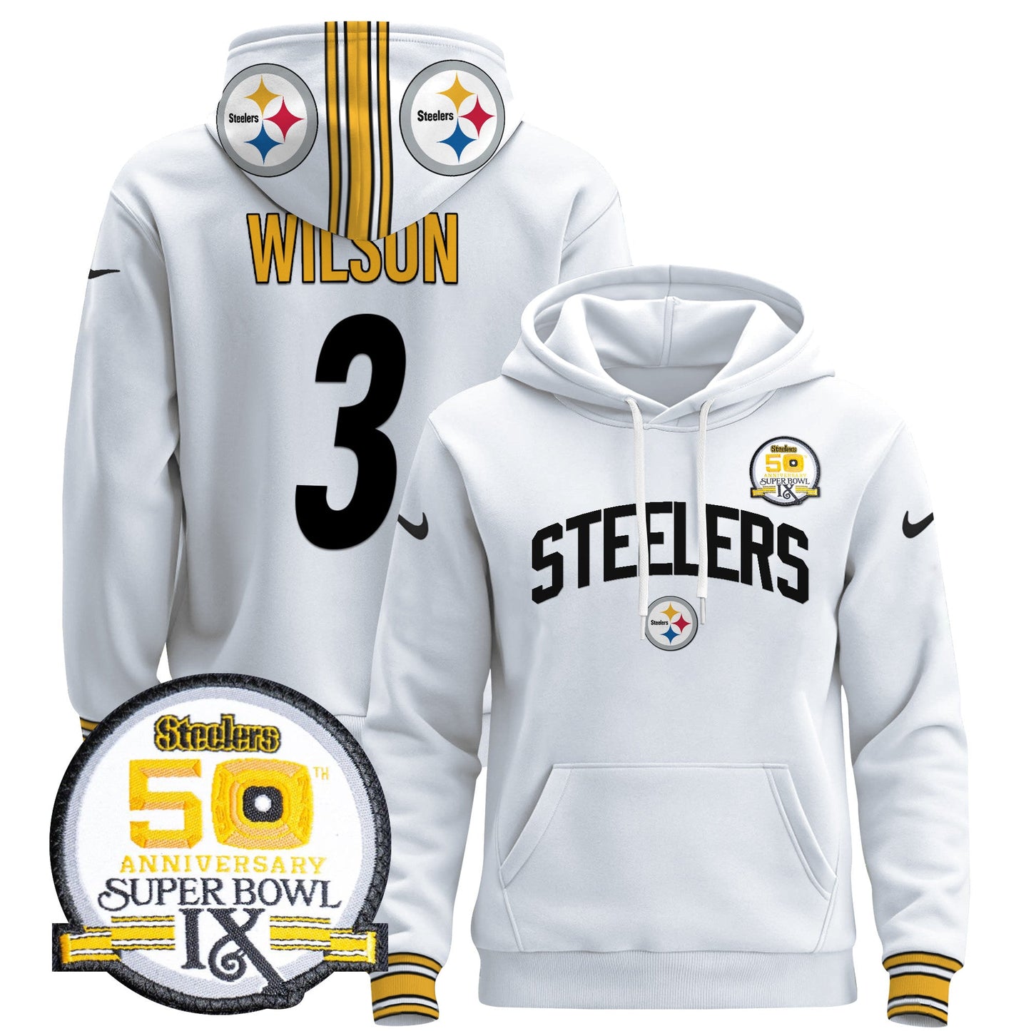 Pittsburgh Steelers 2024 Pullover Hoodie V2