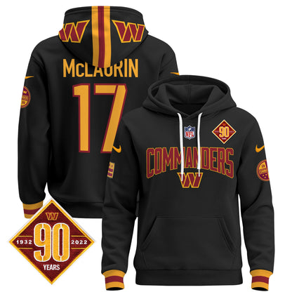 Washington Commanders 2024 Pullover Hoodie V2- All Stitched