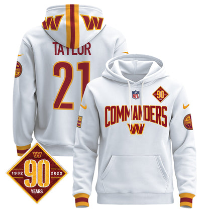 Washington Commanders 2024 Pullover Hoodie V2- All Stitched
