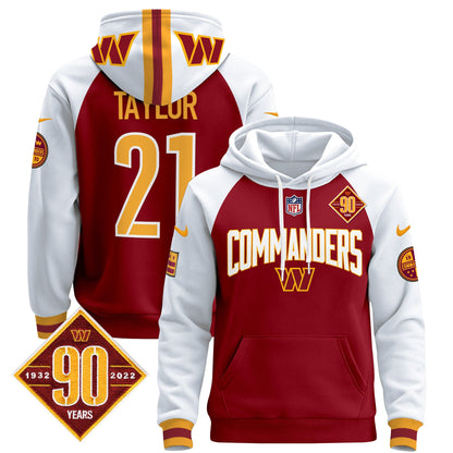 Washington Commanders 2024 Pullover Hoodie V2- All Stitched