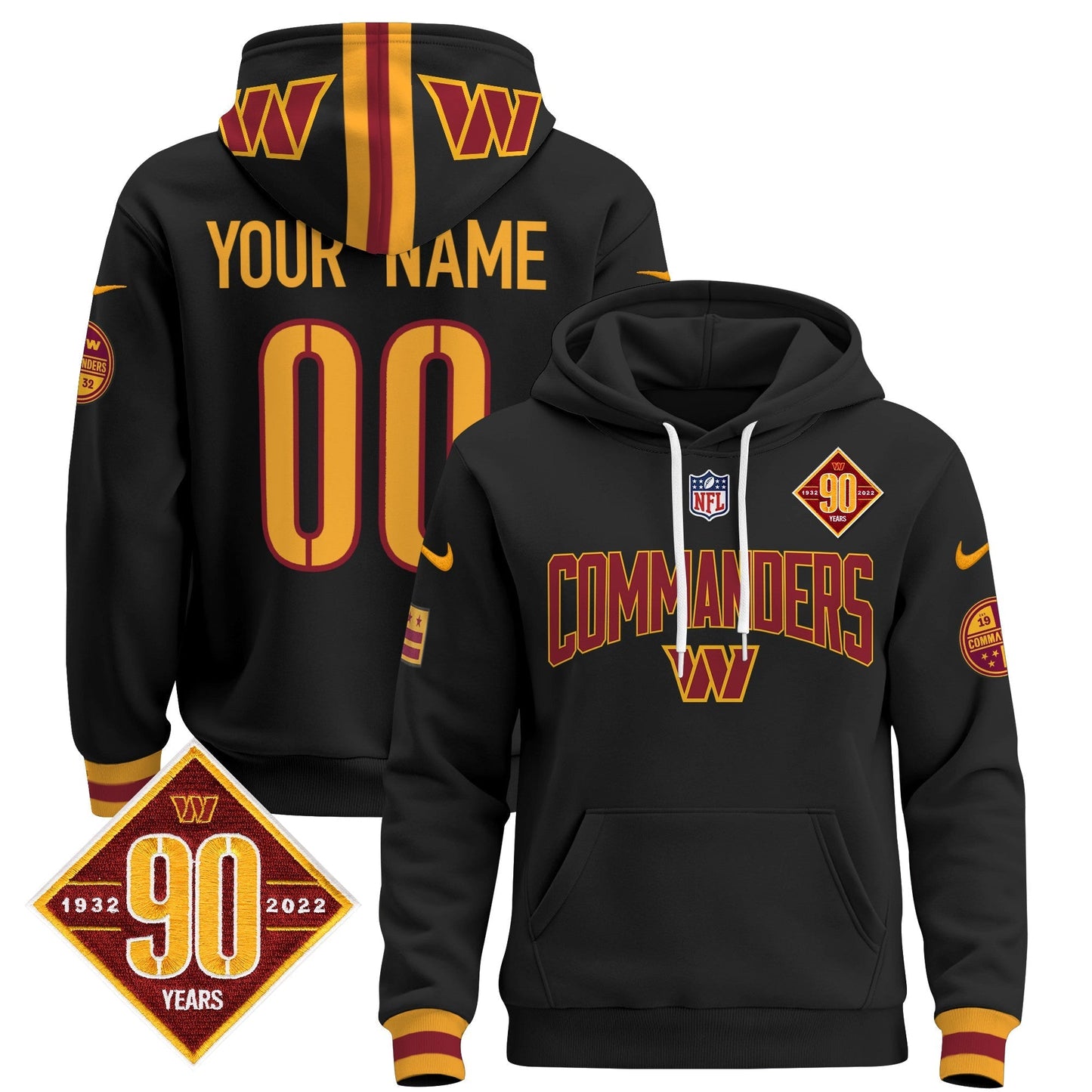 WAS 2024 Custom Pullover Hoodie V2- All Stitched