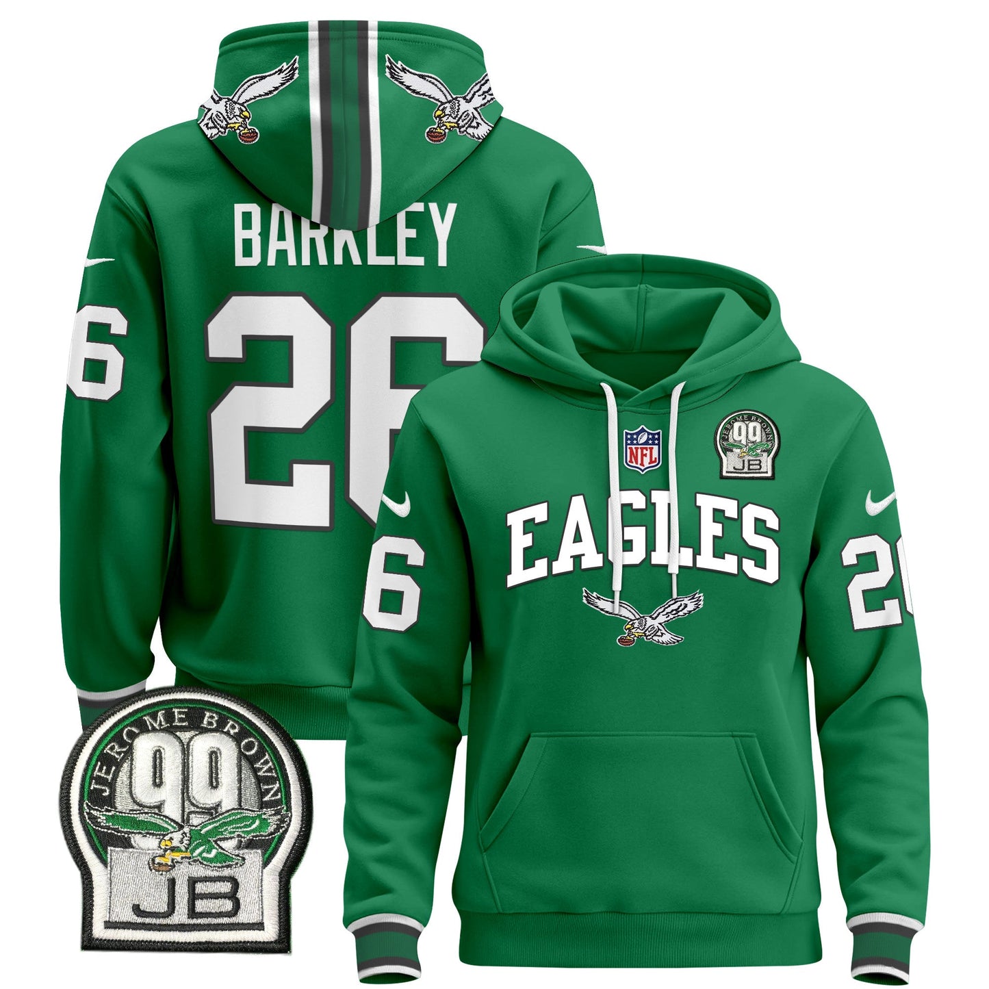 Philadelphia Eagles 2024 Pullover Hoodie V2