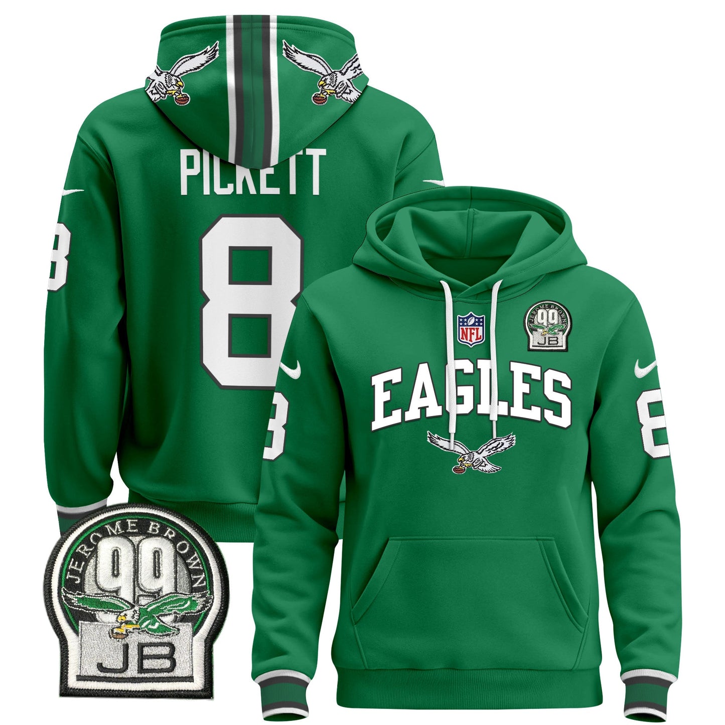 Philadelphia Eagles 2024 Pullover Hoodie V2