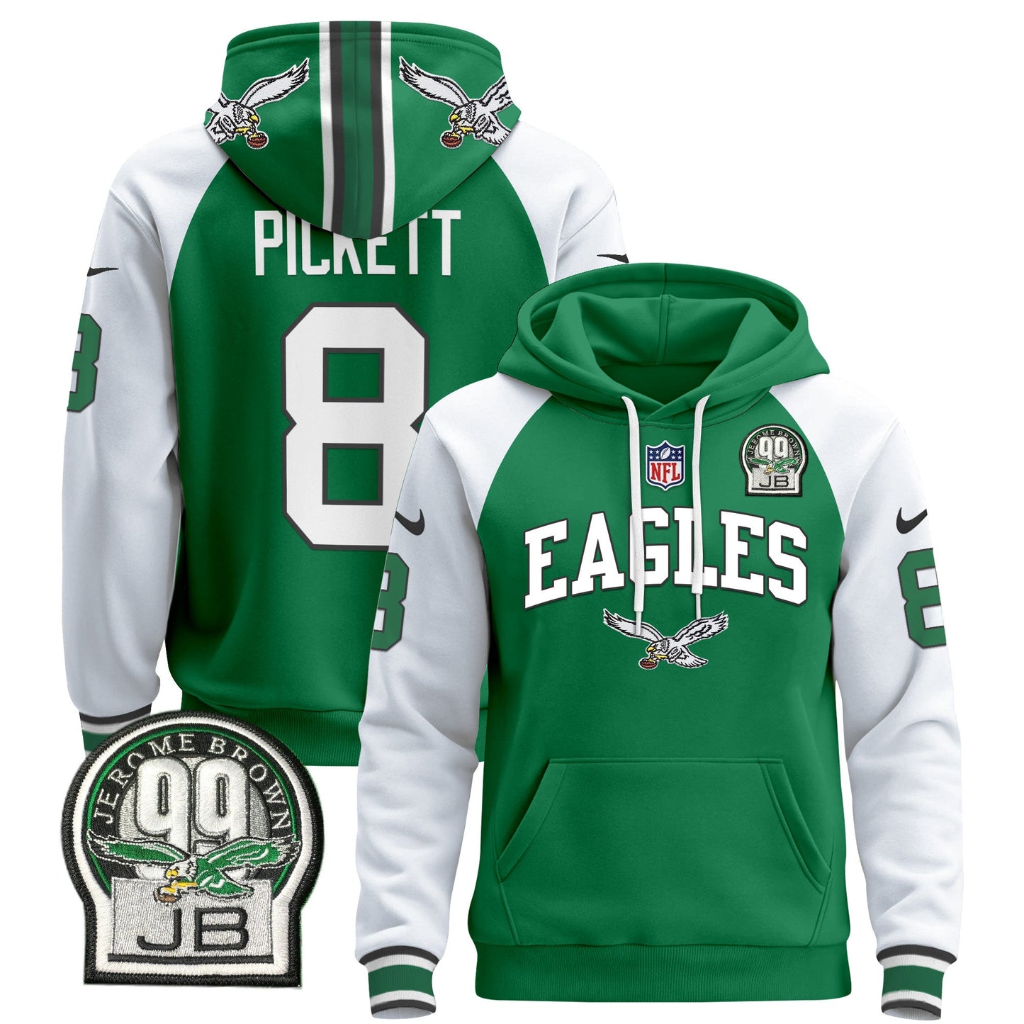 Philadelphia Eagles 2024 Pullover Hoodie V2