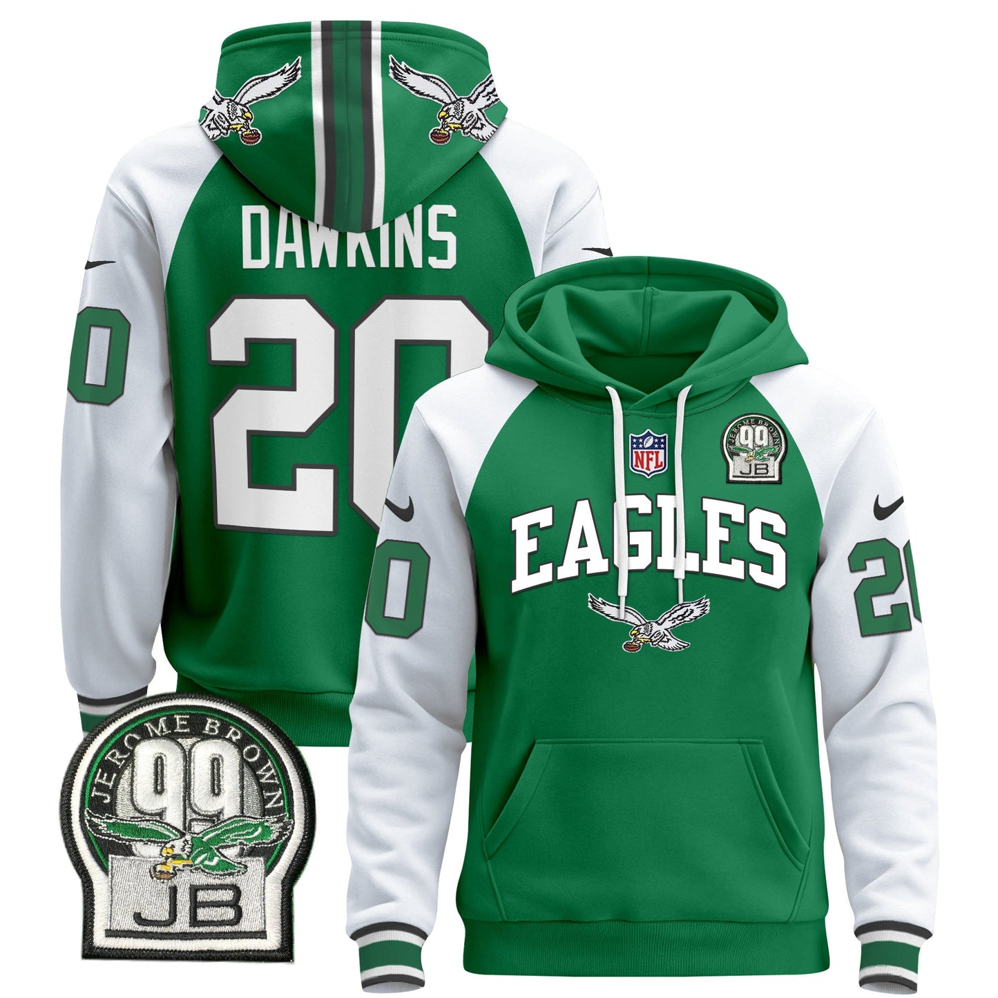 Philadelphia Eagles 2024 Pullover Hoodie V2