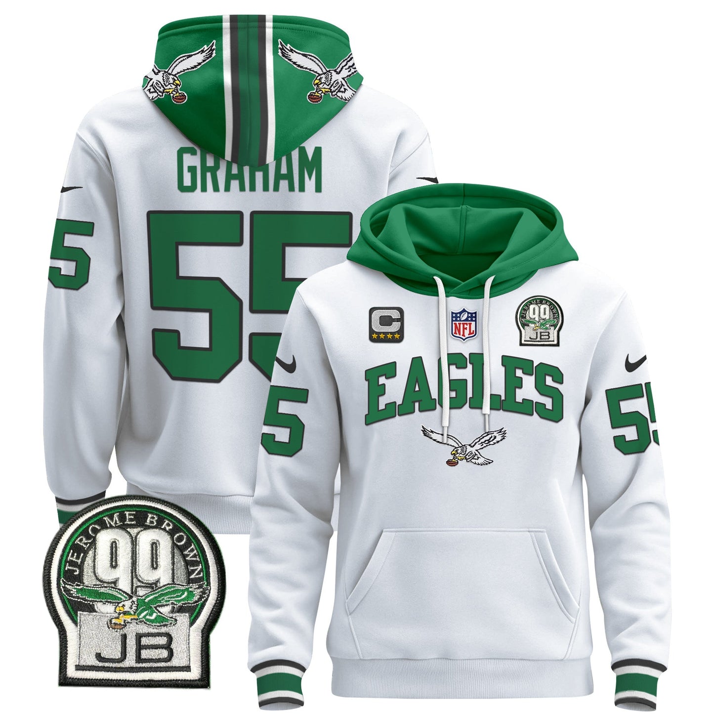 Philadelphia Eagles 2024 Pullover Hoodie V2
