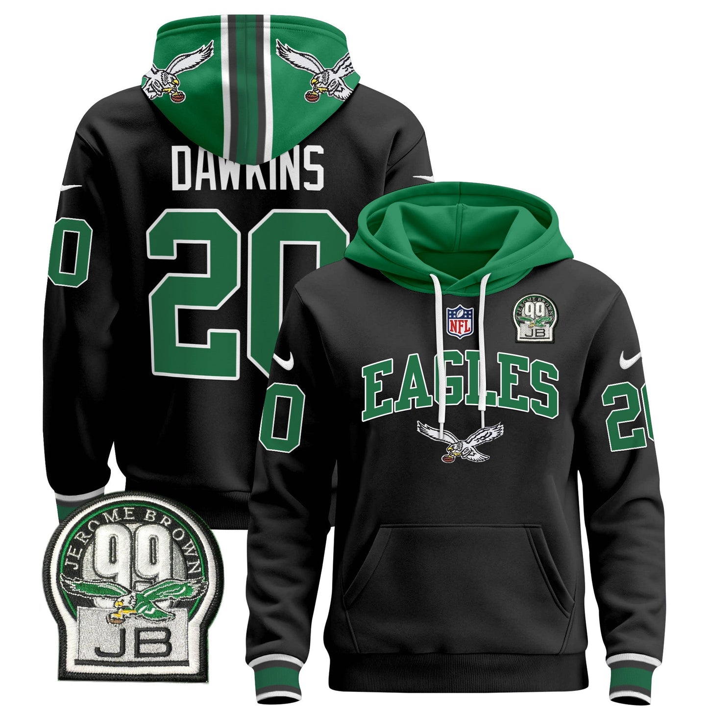 Philadelphia Eagles 2024 Pullover Hoodie V2
