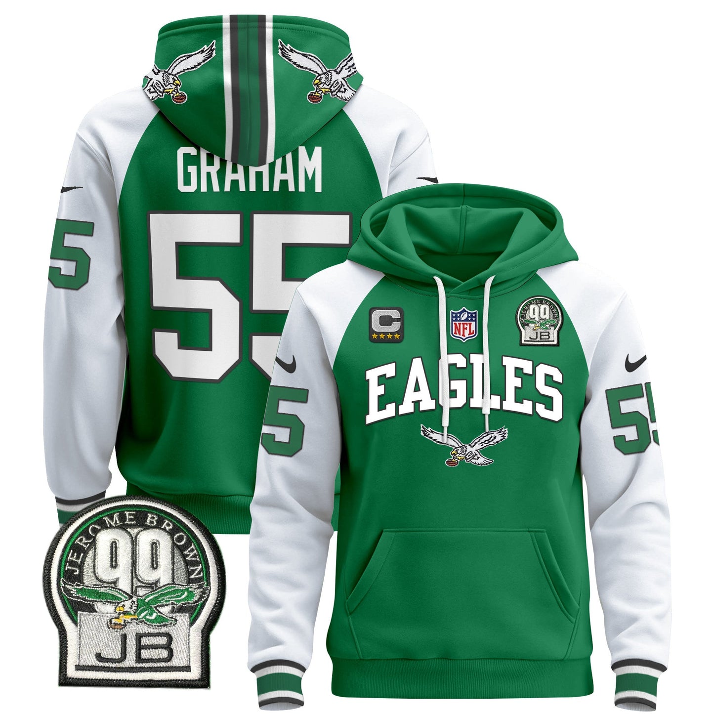 Philadelphia Eagles 2024 Pullover Hoodie V2