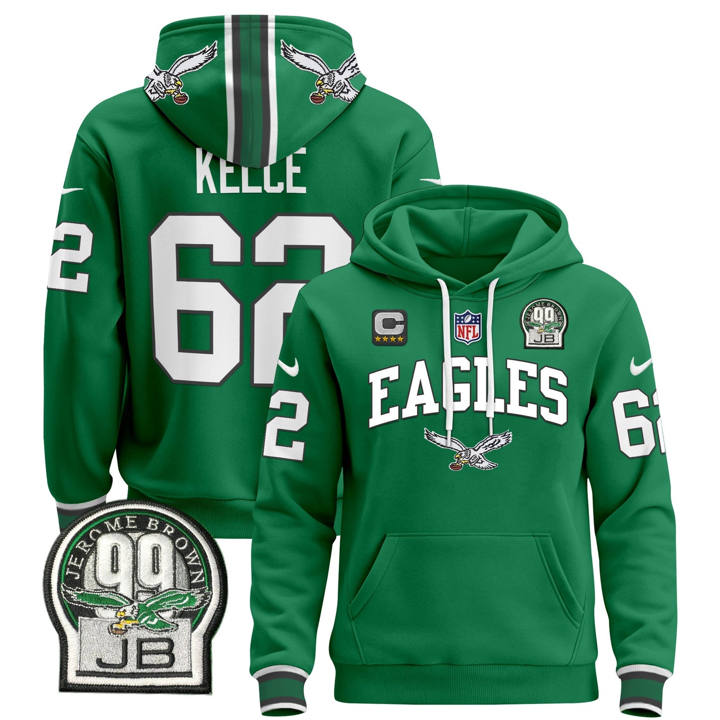 Philadelphia Eagles 2024 Pullover Hoodie V2