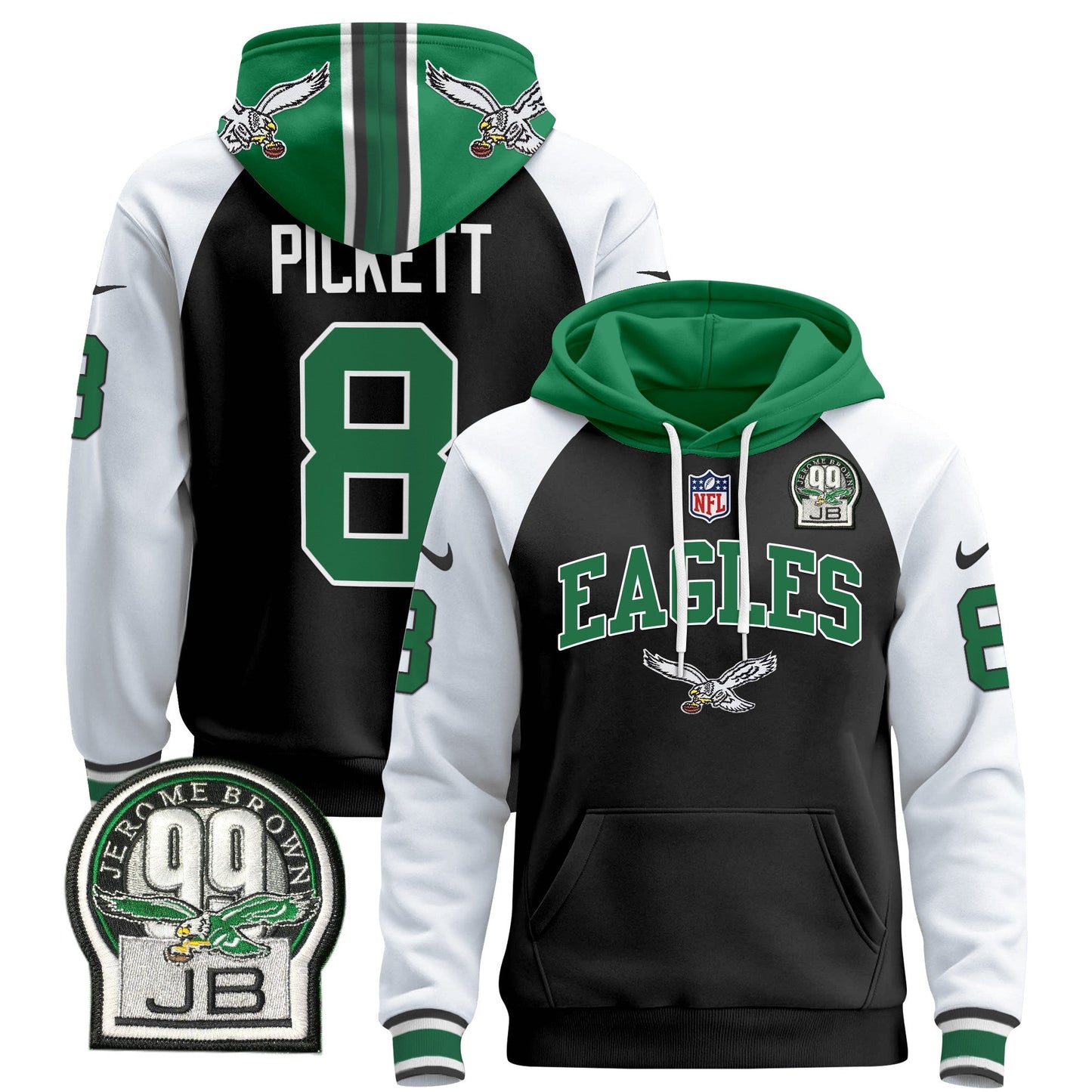 Philadelphia Eagles 2024 Pullover Hoodie V2
