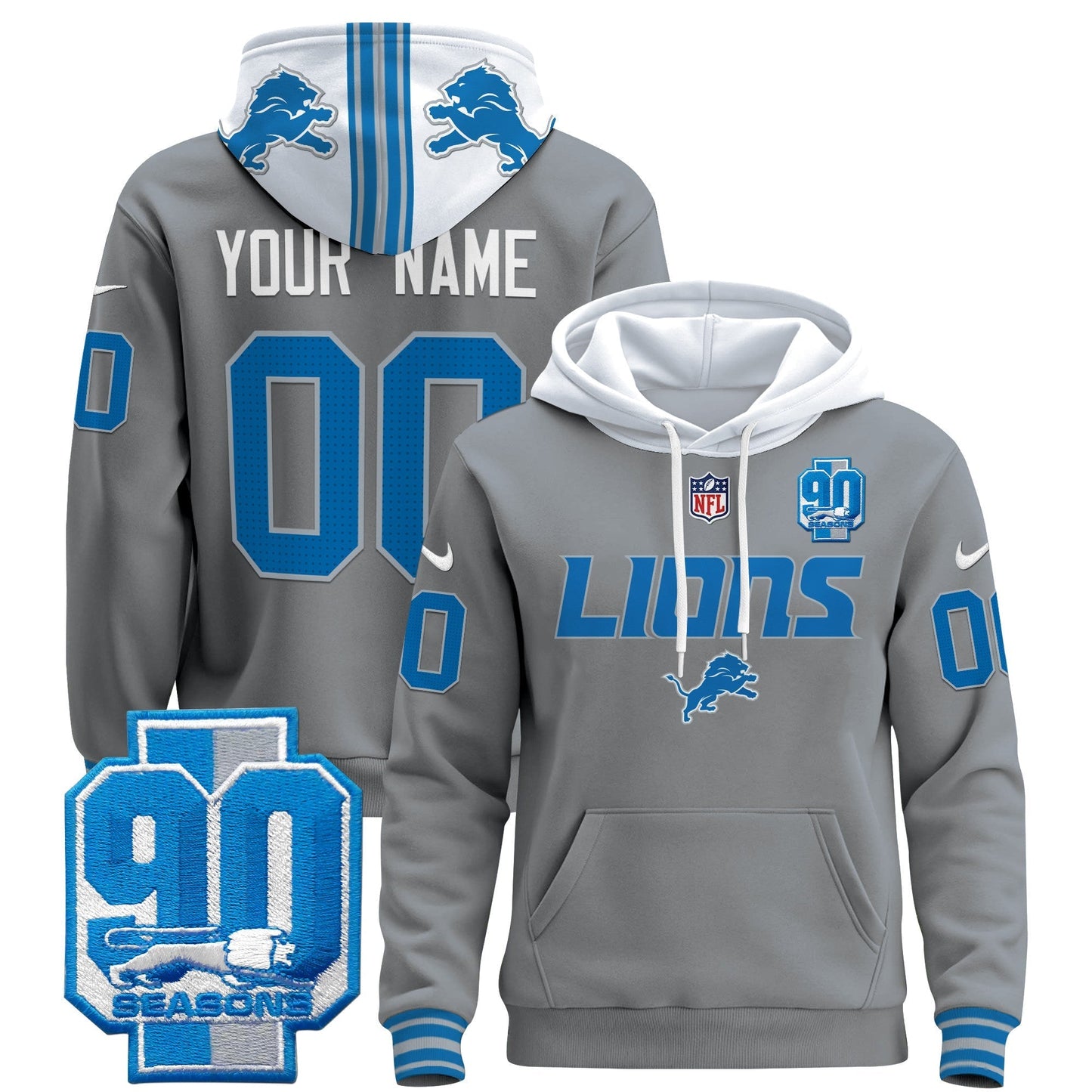 DET 2024 Custom Pullover Hoodie V2 - All Stitched