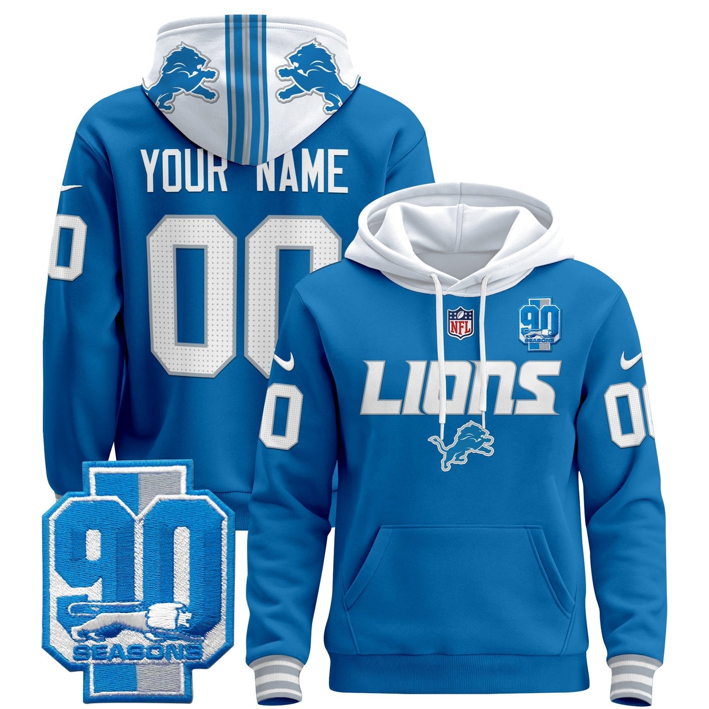 DET 2024 Custom Pullover Hoodie V2 - All Stitched
