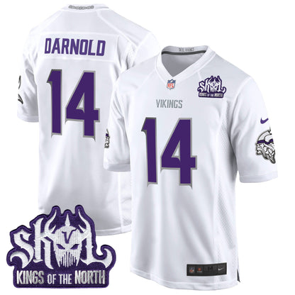 MIN 2024 Winter Warrior Skol Patch Game Jersey - All Stitched