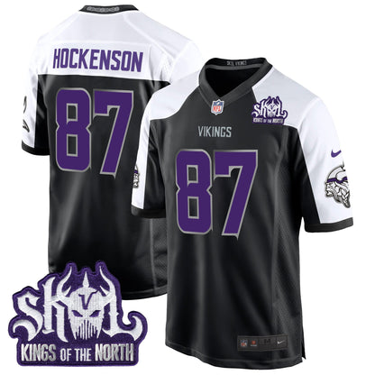 MIN 2024 Winter Warrior Skol Patch Game Jersey - All Stitched