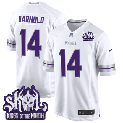 MIN 2024 Winter Warrior Skol Patch Game Jersey - All Stitched