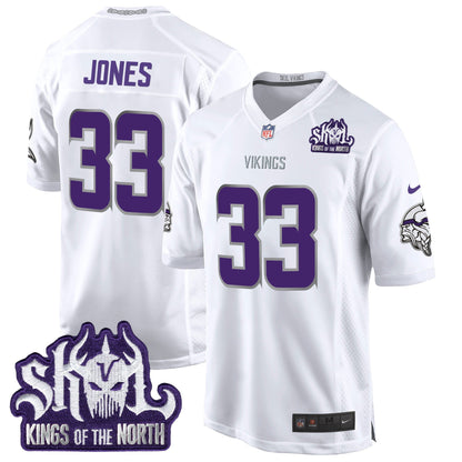 MIN 2024 Winter Warrior Skol Patch Game Jersey - All Stitched