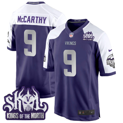 MIN 2024 Winter Warrior Skol Patch Game Jersey - All Stitched