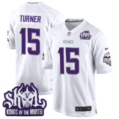 MIN 2024 Winter Warrior Skol Patch Game Jersey - All Stitched