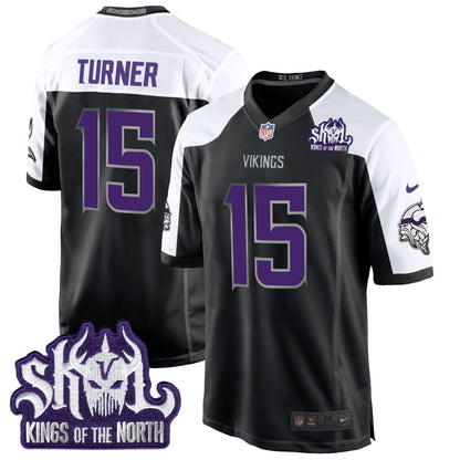 MIN 2024 Winter Warrior Skol Patch Game Jersey - All Stitched