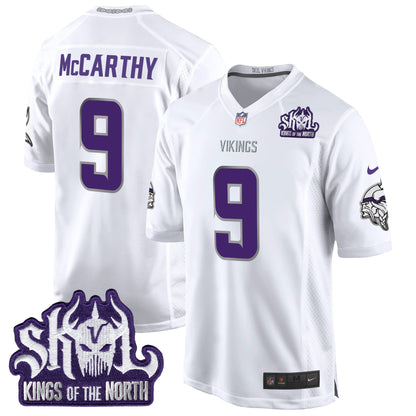 MIN 2024 Winter Warrior Skol Patch Game Jersey - All Stitched