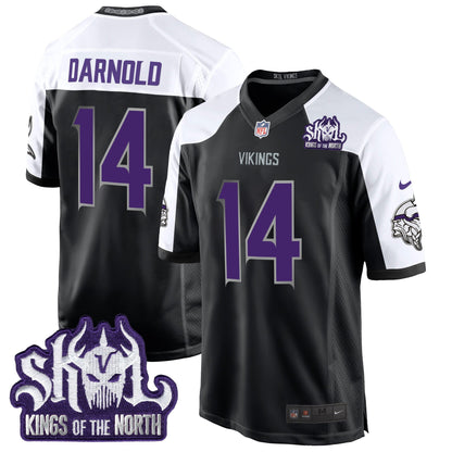 MIN 2024 Winter Warrior Skol Patch Game Jersey - All Stitched
