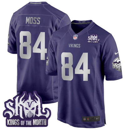 MIN 2024 Winter Warrior Skol Patch Game Jersey - All Stitched