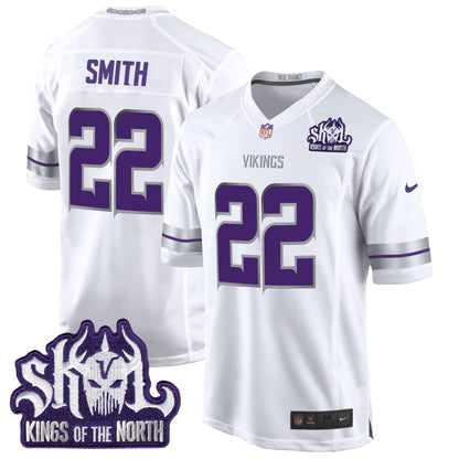 MIN 2024 Winter Warrior Skol Patch Game Jersey - All Stitched