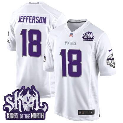 MIN 2024 Winter Warrior Skol Patch Game Jersey - All Stitched