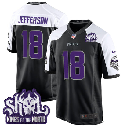 MIN 2024 Winter Warrior Skol Patch Game Jersey - All Stitched