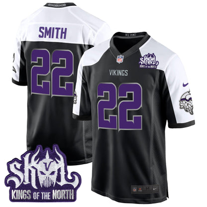MIN 2024 Winter Warrior Skol Patch Game Jersey - All Stitched