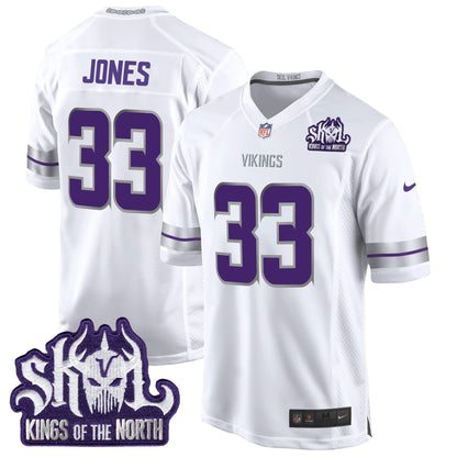 MIN 2024 Winter Warrior Skol Patch Game Jersey - All Stitched