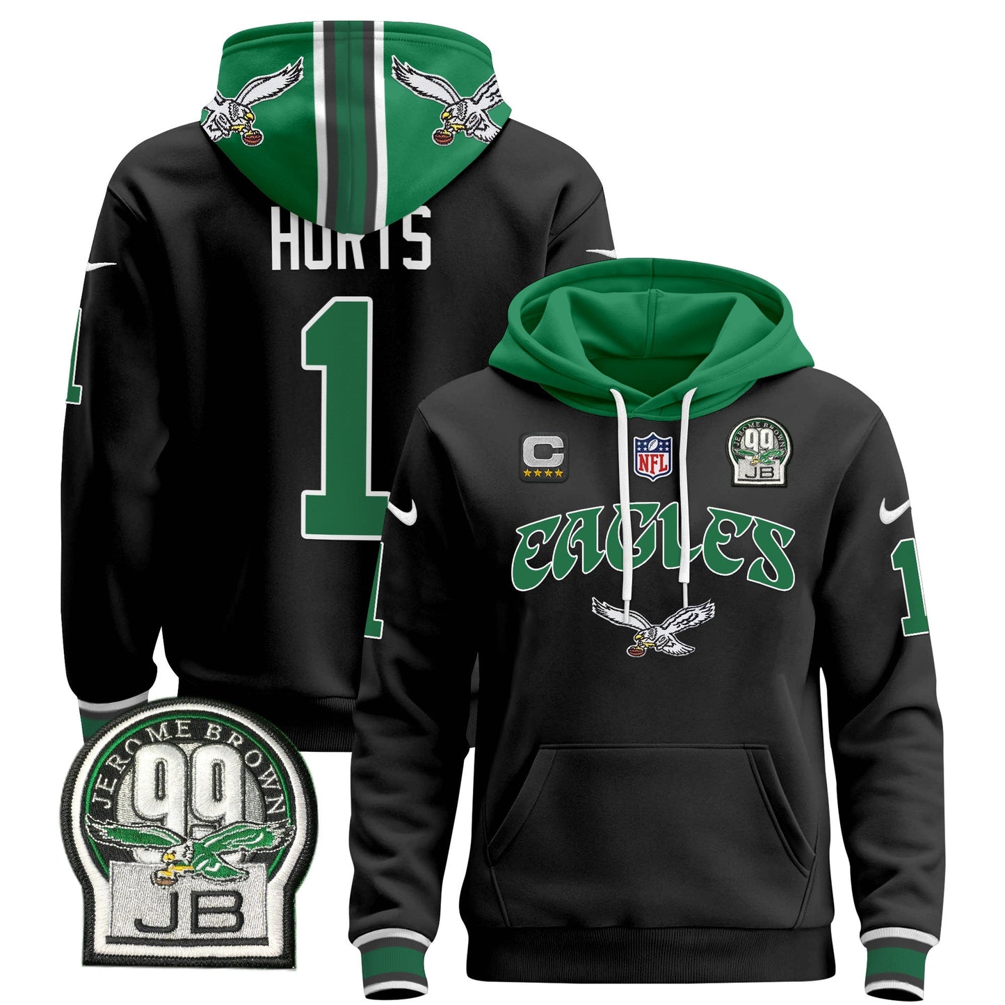 Philadelphia Eagles 2024 Pullover Hoodie V3